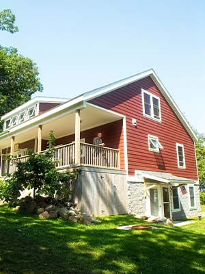 Sid Motwani on the porch