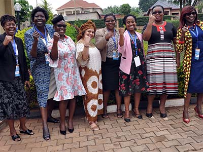 Ana Meneze with other women