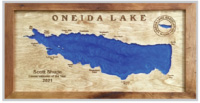 map of Oneida lake