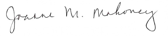 Signature of Joanne M Mahoney