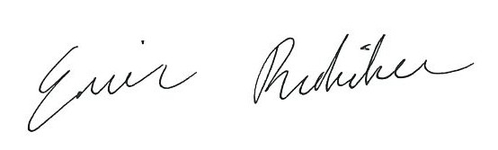 Signature of Alumni Director Debbie Caviness