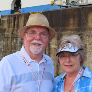 David Tessier '68 and his wife, Linda, cruised the Panama Canal