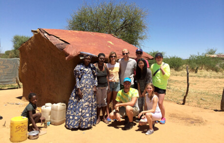 ESF students in Namibia